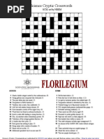 SCX1 Science Cryptic Crossword From SCICX