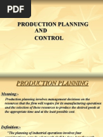 Production Planning and Control L- 1
