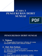 5 Debit Sungai