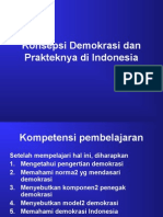Demokrasi & Prakteknya Di Indonesia