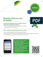 Elsevier Research Where You Are Go Mobile