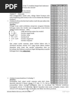 Contoh Soal Analisis Statistik Regresi Linier Berganda