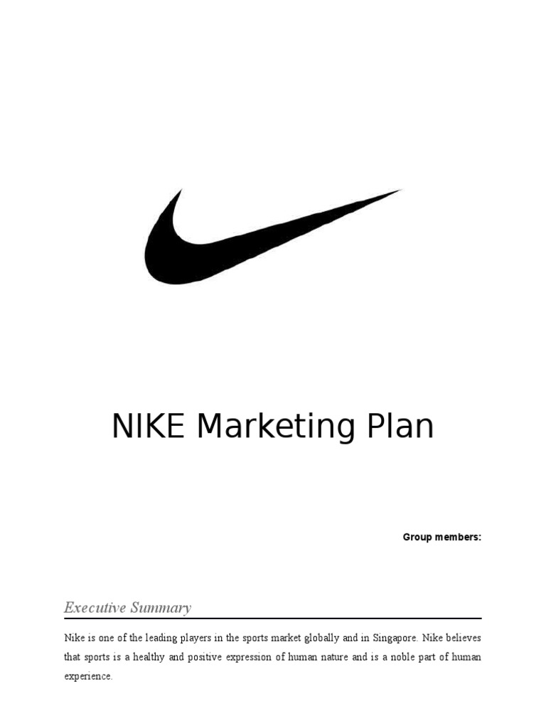 Mktg Plan Nike - DI | Brand | Target 
