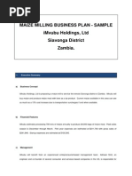 Download 2 Maize Milling Business Plan Sample by chow SN280835857 doc pdf