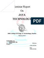 Java Seminar Report