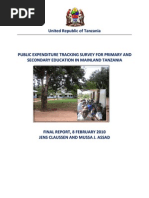 Download PETS Education Tanzania Final Report_March 2010 by openaccessorder9861 SN28084639 doc pdf