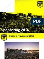 Sponsoring 2016 - Openair Frauenfeld