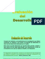 Evaluación Del Desarrollo y Su Importancia PDF