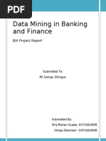 Data Mining in Banking and Finance