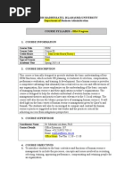 SMIU Course Outline Template