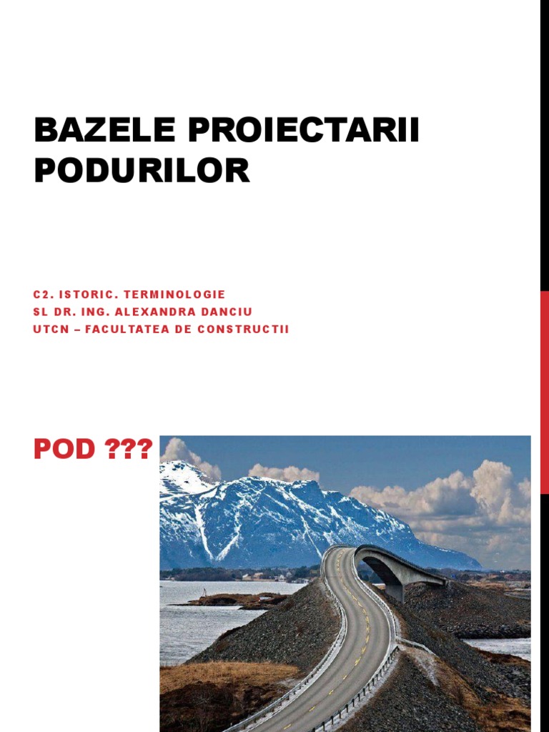 Bazele Proiectarii Podurilor-2 | PDF