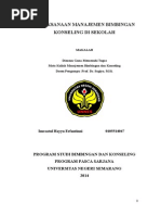 Download Makalah Pelaksanaan Manajemen Bimbingan Konseling Di Sekolah 1 by Nyroav SN280862030 doc pdf