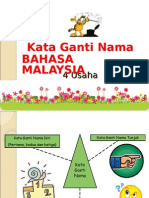 Note Kata Ganti Nama BM Tahun 3