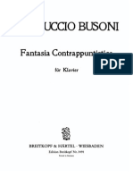 Busoni Fantasia Contrappuntistica
