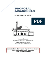 Proposal Renovasi Masjid Nurul Huda