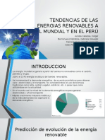 EXPOSICIÓN DE ENERGÍAS RENOVABLES EN EL PERÚ Y EL MUNDO