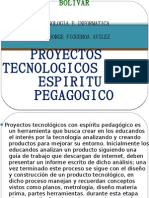 Proyectos Tecnologicos Con Espiritu Pedagogico