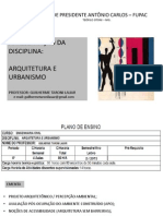 Apresentação Disciplina Arquitetura e Urbanismo - 2015 02 PDF