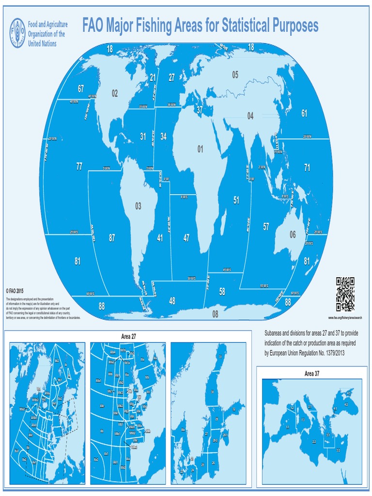 FAO Major Fishing Areas For Statistical Purposes: Area 27 | PDF