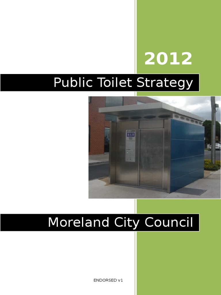 Public Toilet Strategy Pdf Public Toilet Accessibility