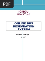 Online BUS Reservation System