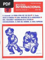 Revista Internacional - Nuestra Epoca N°7 - Edición Chilena - Julio 1981