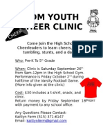 Adm Youth Cheer Clinic