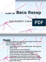 CAra Baca Resep Obat