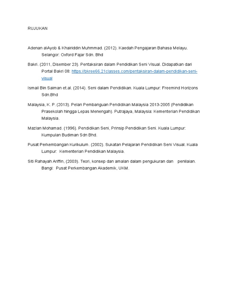 RUJUKAN | PDF