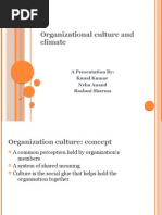 Download Organizational Culture and Climate by RushmiS SN28089642 doc pdf