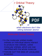 Molecular Orbital Theory: or When Electrons Don't Like Sitting Between Atoms!