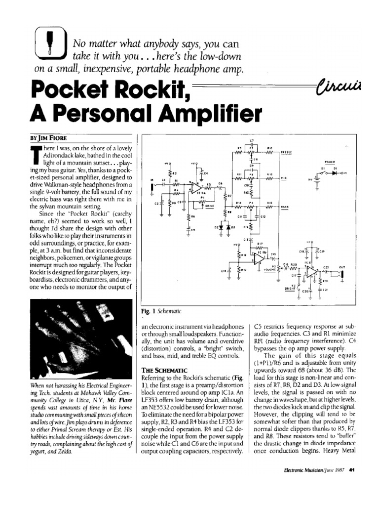 Pocket rocket 2024 guitar amp
