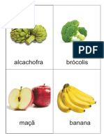 Flashcards Frutas e Vegetais