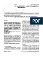 Comportamento Alimentar E Hábito Alimentar: Uma Revisão: Resumo