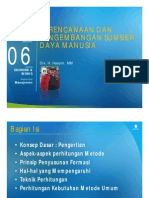 Perencanaan Dan Pengembangan SDM (TM6) PDF