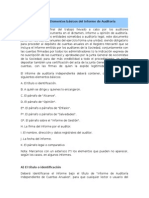 Elementos Básicos Del Informe de Auditoría