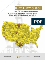 Tight Oil Reality Check: Revisiting The U.S. Department of Energy Play-by-Play Forecasts Through 2040 From Annual Energy Outlook 2015