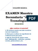 Muestra Oposicion y Permanencia Secundaria Tecnologia