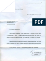 Carta Del Presidente de La HCDN