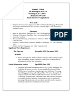 Resume of Dnelson771