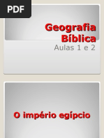 Geografia Bíblica Aulas 1 e 2