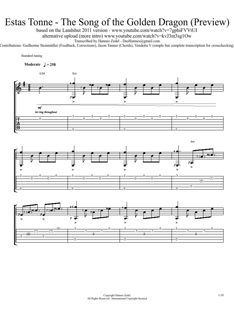 The Song of The Golden Dragon Final Draft Preview PDF Civil Law Law) Copyright Law