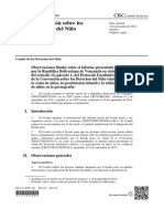 Observaciones Finales Protocolo Adicional (Prostitución) CRC