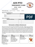 AES PTO Membership and Donation Form 2015-2016 - Final