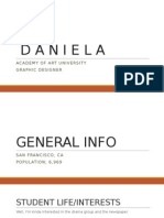 Daniela: Academy of Art University Graphic Designer