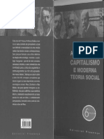 GIDDENS, Anthony - Capitalismo e Moderna Teoria Social PDF