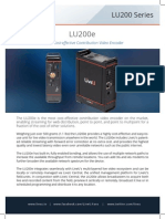 Lu200 Series: Liveu'S Cost-Effective Contribution Video Encoder