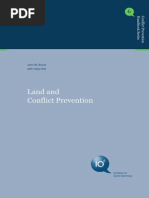 Land and Conflict Prevention