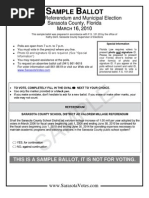 Download Sample Ballot Sarasota County March 16 2010 by Republican Party of Sarasota SN28096601 doc pdf