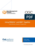 Using Prince2 and MSP Together Oct 2010